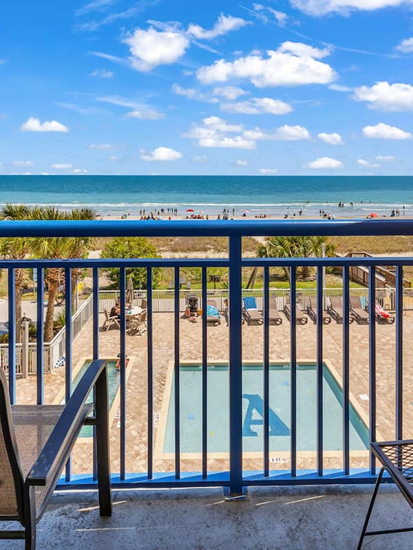 Signature Condo, 2 Bedrooms, Beach View, Oceanfront | Balcony