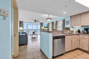 Classic Condo, 2 Bedrooms, Ocean View, Oceanfront | Private kitchen | Fridge, microwave, stovetop, coffee/tea maker