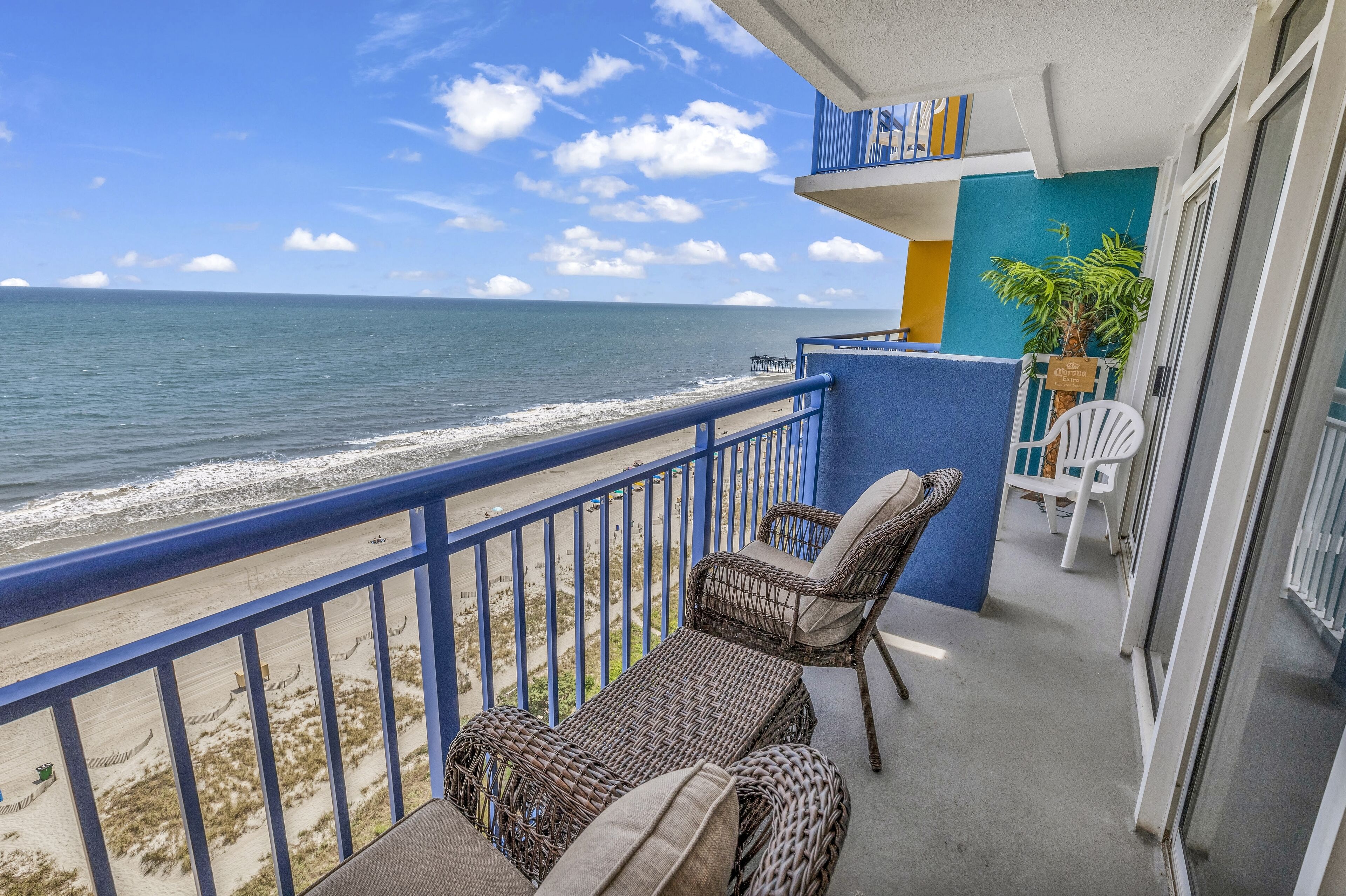 Signature Condo, 2 Bedrooms, Balcony, Beach View | Balcony view