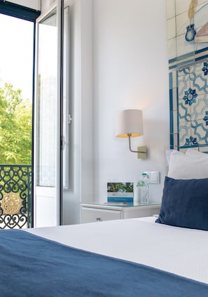Superior-Doppelzimmer, Balkon, Stadtblick