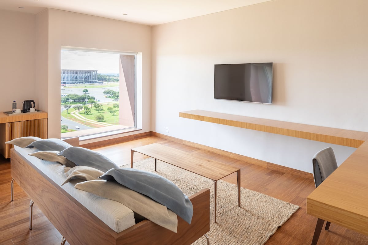 Executive suite, 1 kingsize bed, bubbelbad | Uitzicht vanuit de kamer