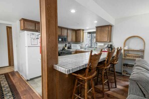 Condo, Multiple Beds, Non Smoking | Private kitchen | Full-size fridge, microwave, oven, stovetop - Summit X-ross Roads Condo (Big Bear Lake)