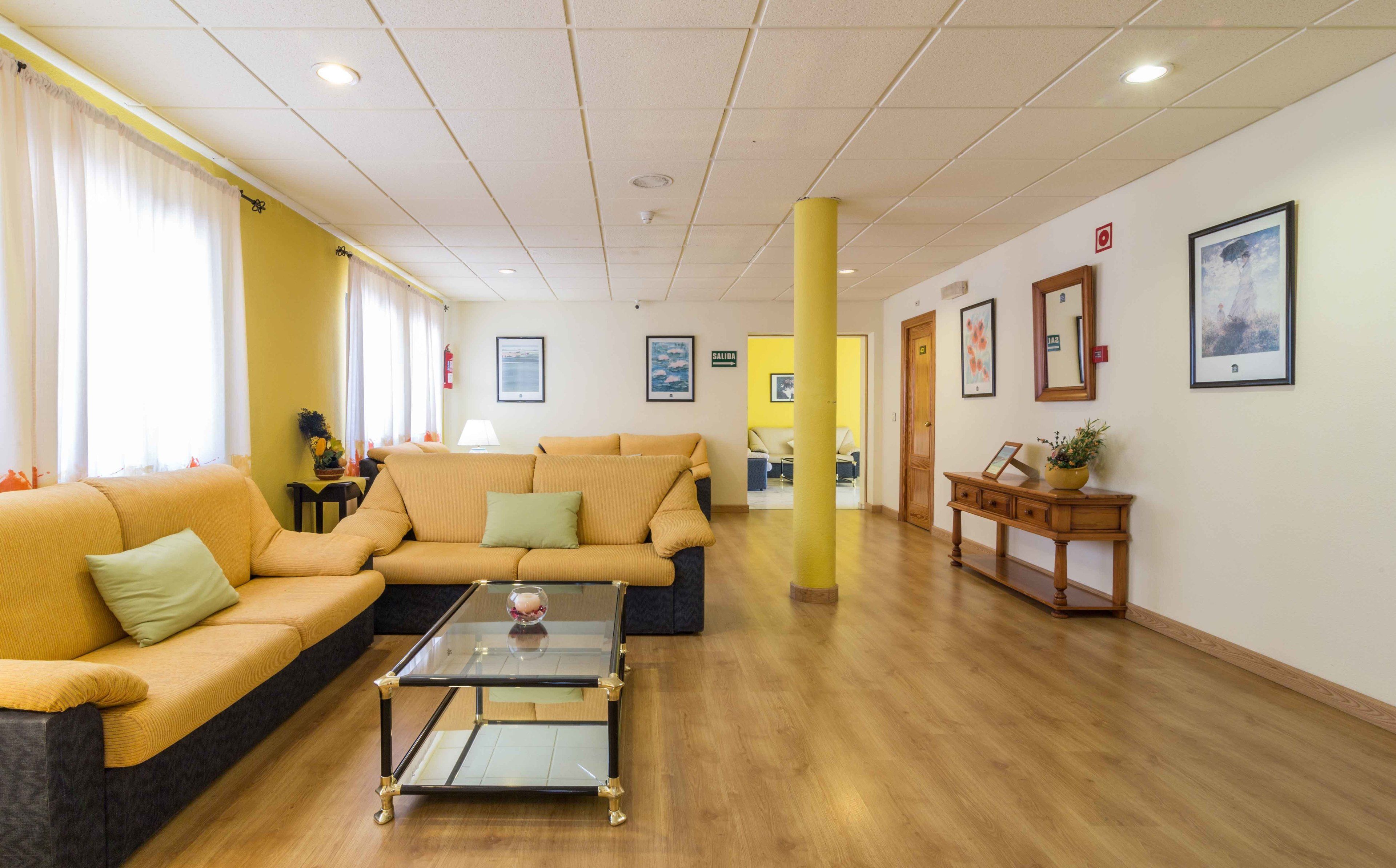 Zona de estar del vestíbulo