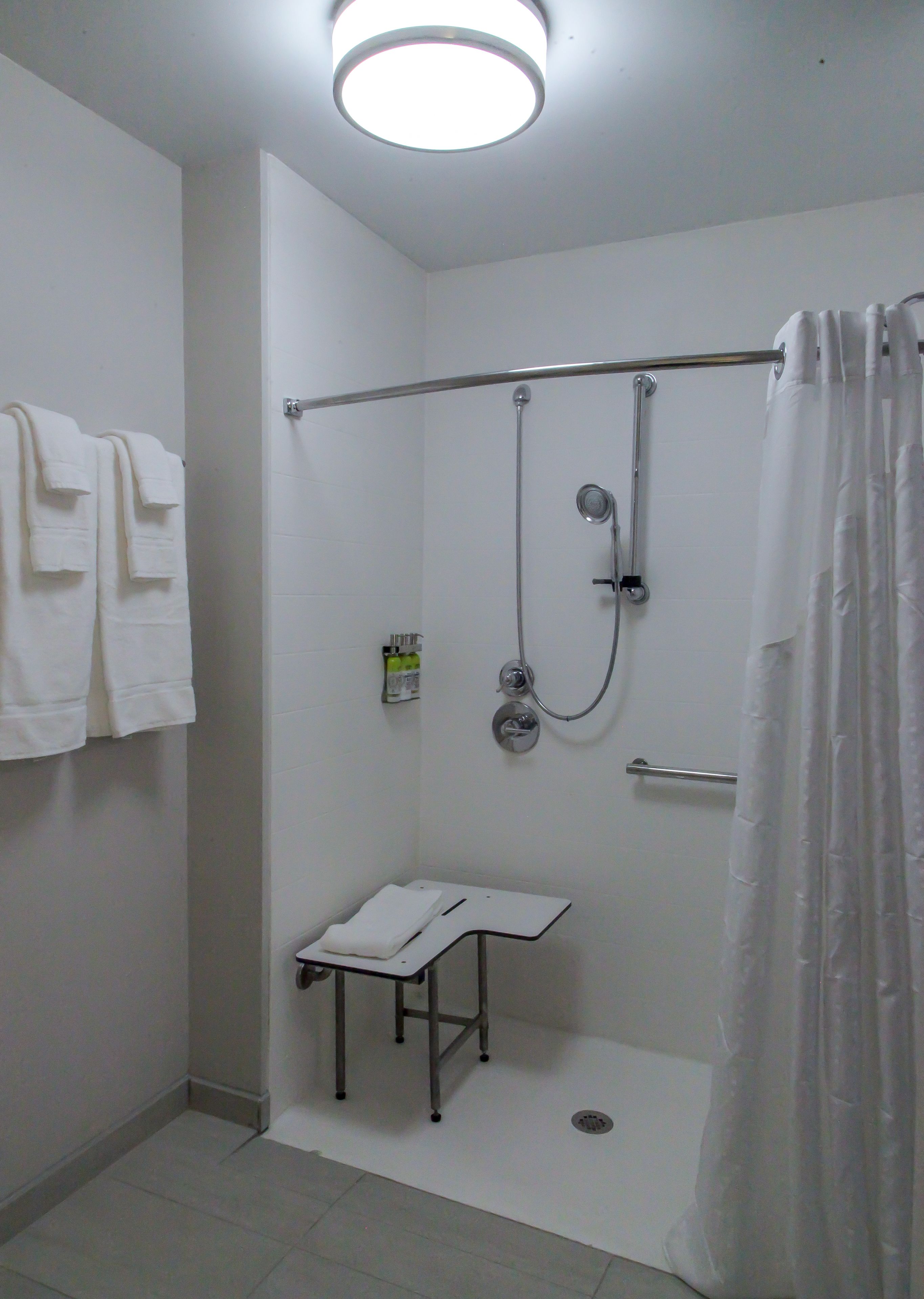 free toiletries, hair dryer, towels, soap