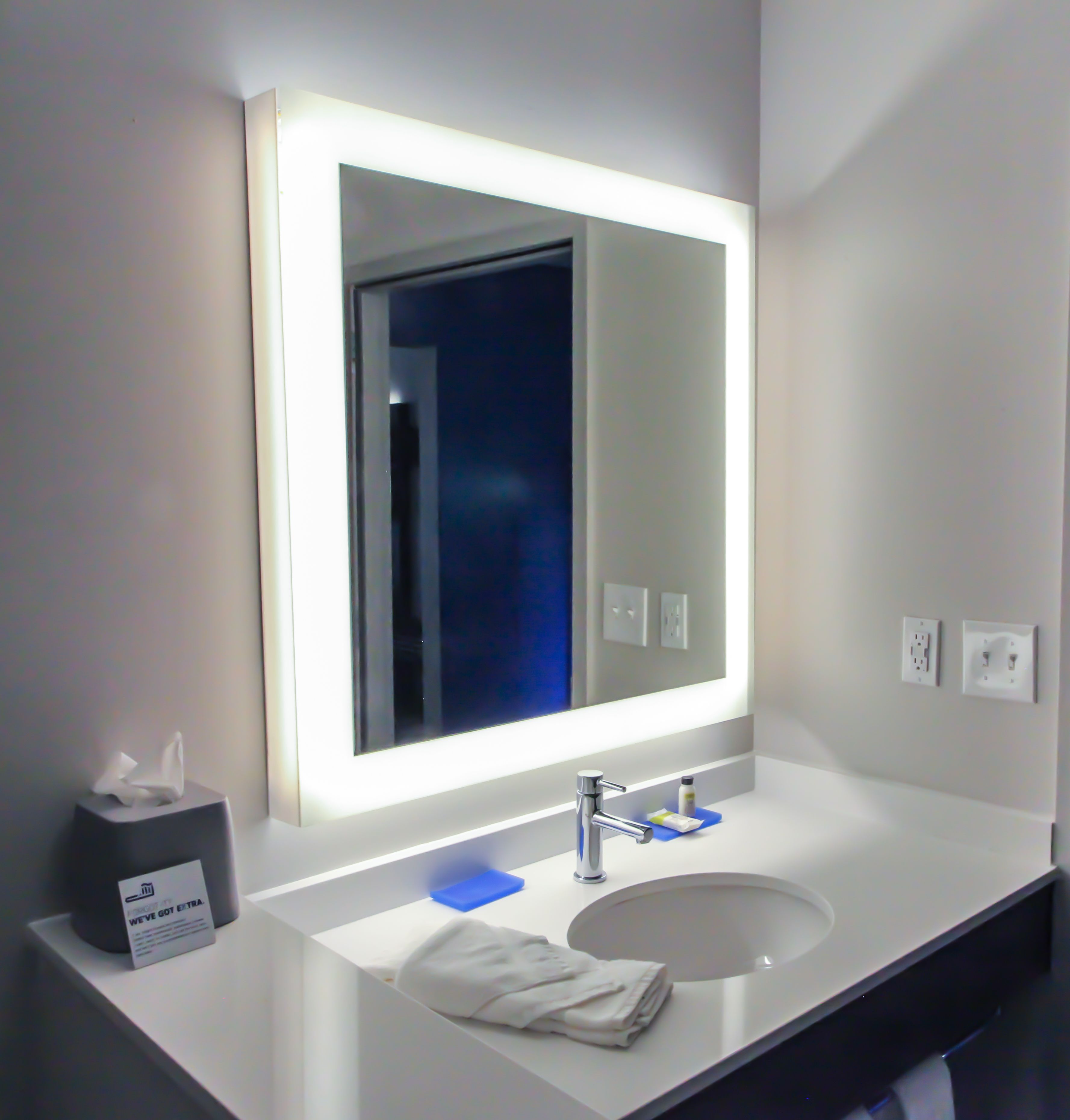 free toiletries, hair dryer, towels, soap