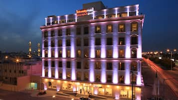 Front of property – evening/night
