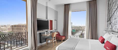 1 bedroom, hypo-allergenic bedding, in-room safe, desk