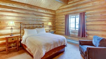 Cabaña Premium, 2 habitaciones, vista a la montaña, planta baja | Muebles diferentes, tabla de planchar con plancha y wifi gratis