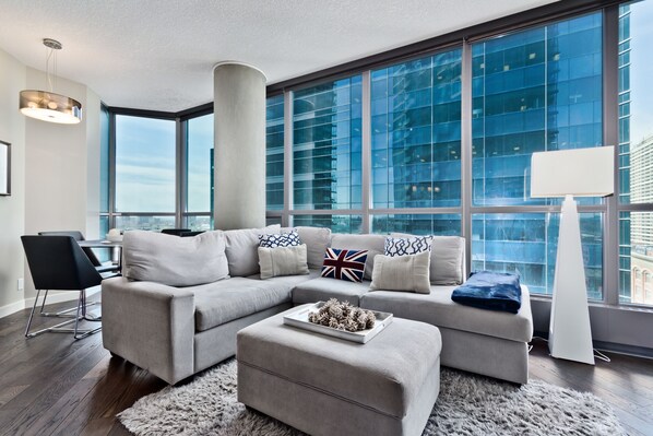 시티 스위트, 퀸사이즈침대 2개, 시내 전망 | 1 개의 침실, 다리미/다리미판, 무료 WiFi, 휠체어로 이용 가능