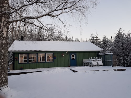 Näset 4 Grüne Hütte in Småland mit Boot