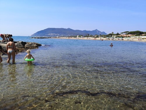 San Felice Circeo: Magnificent Villa in an exclusive residence on the sea with private access to beach