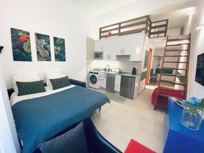 1 chambre, fer et planche à repasser, accès Internet, draps fournis