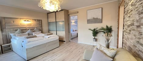 2 bedrooms, iron/ironing board, travel crib, WiFi