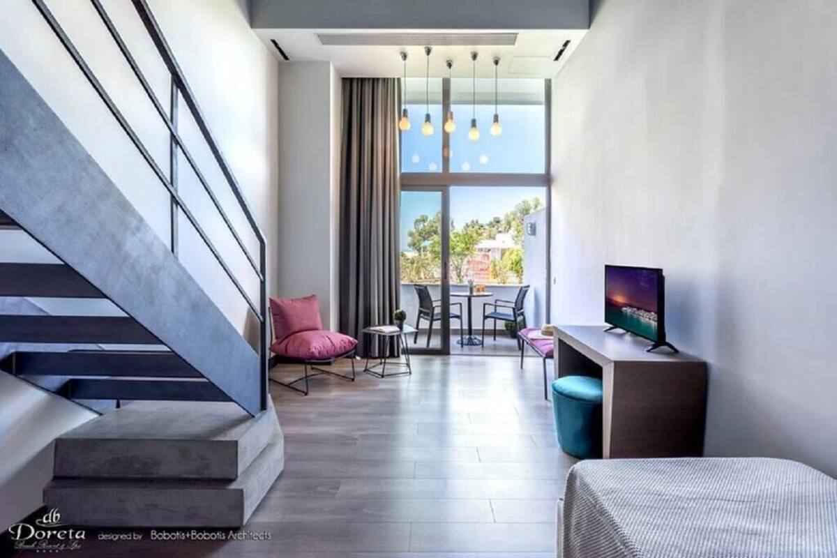 Superior Quadruple Room, Garden View | View from room