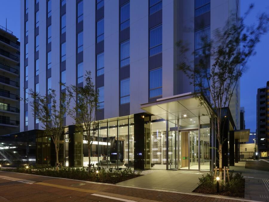 Façade de lâhĂ©bergement - soirĂ©e/nuit