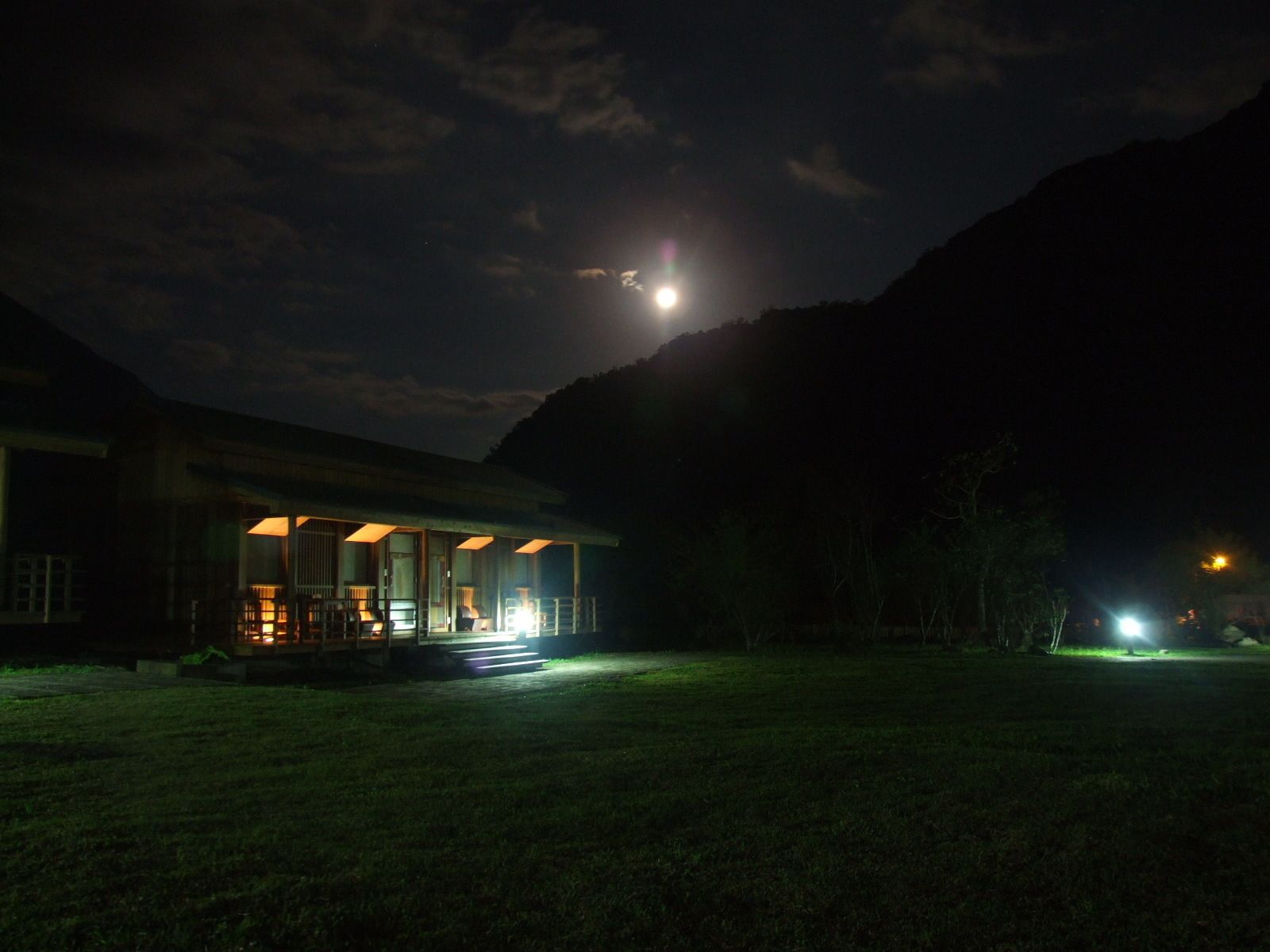 front of property – evening/night