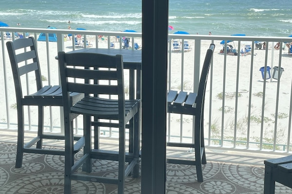 Enjoy the beautiful views of the Gulf from your condo.