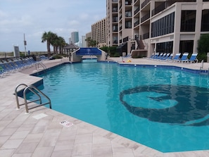 Indoor pool, outdoor pool