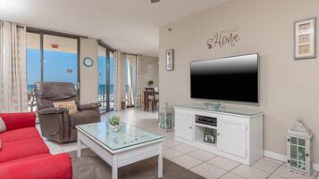 Smart TV, DVD player, stereo