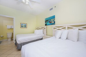 2 slaapkamers, een strijkplank/strijkijzer, gratis wifi, beddengoed