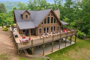 Exterior - High Top Lodge | Luxe Views, Hot Tub + Biltmore Pass | 22min to Asheville (Black Mountain)