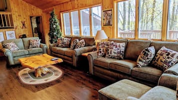 TV connectée, cheminée