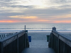 On the beach