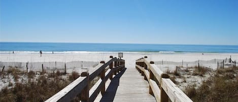 On the beach