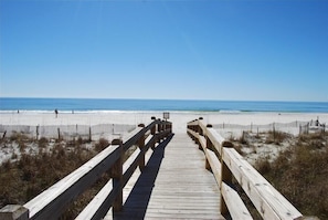 On the beach