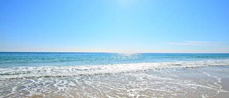 On the beach