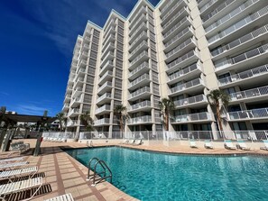 Indoor pool, a heated pool