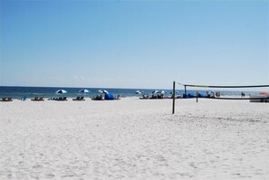 On the beach