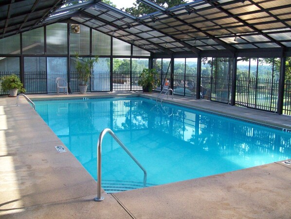 Indoor pool, outdoor pool