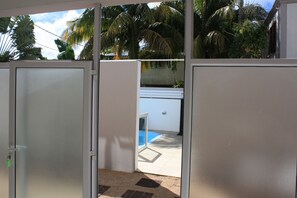Apartment, 1 Bedroom, Kitchenette | Terrace/patio - Résidence Obleue (Grand-Baie)