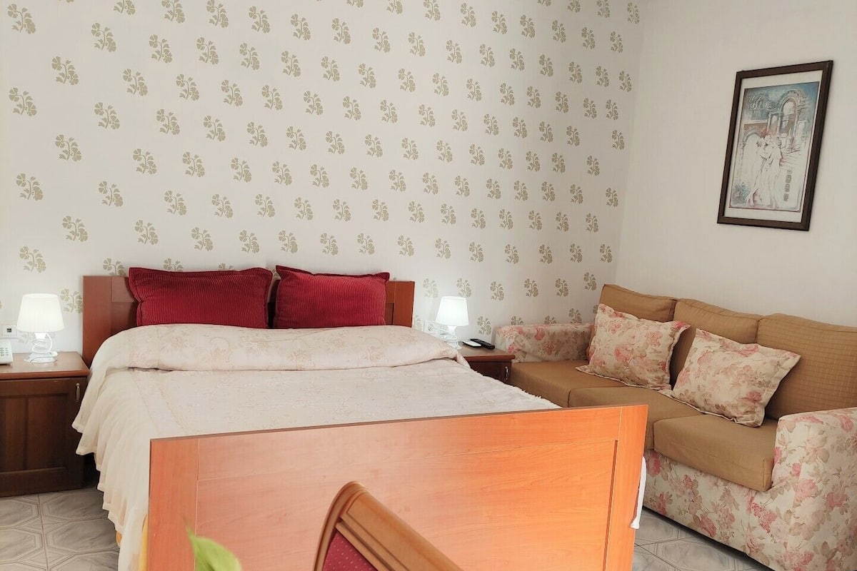 Habitación económica doble | Caja fuerte, wifi gratis, decoración individual y mobiliario individual