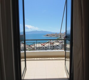 Classic Double Room, Sea View | Balcony view - Hotel Olympia (Sarandë)