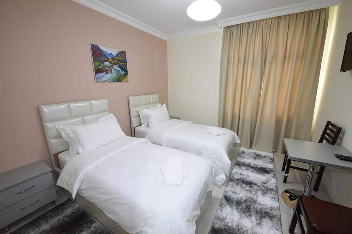 Chambre Standard avec lits jumeaux, vue jardin