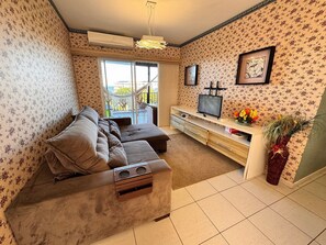 Traditional Apartment | Living area | 22-inch TV with digital channels