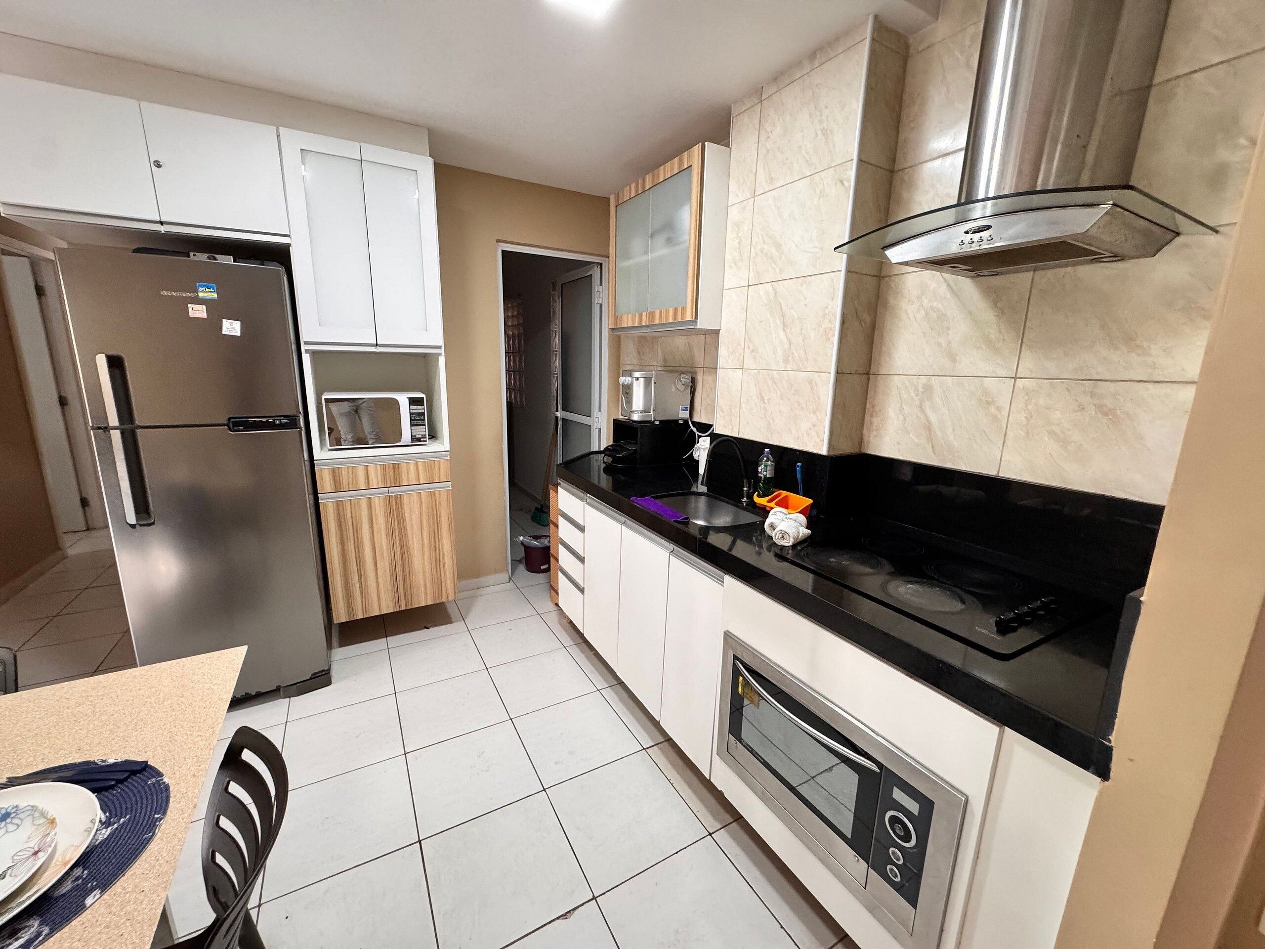 family apartment | private kitchen | fridge, microwave, blender, cookware/dishes/utensils