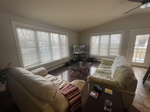 TV connectée, cheminée