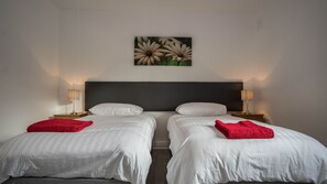 3 bedrooms, iron/ironing board, travel cot, WiFi