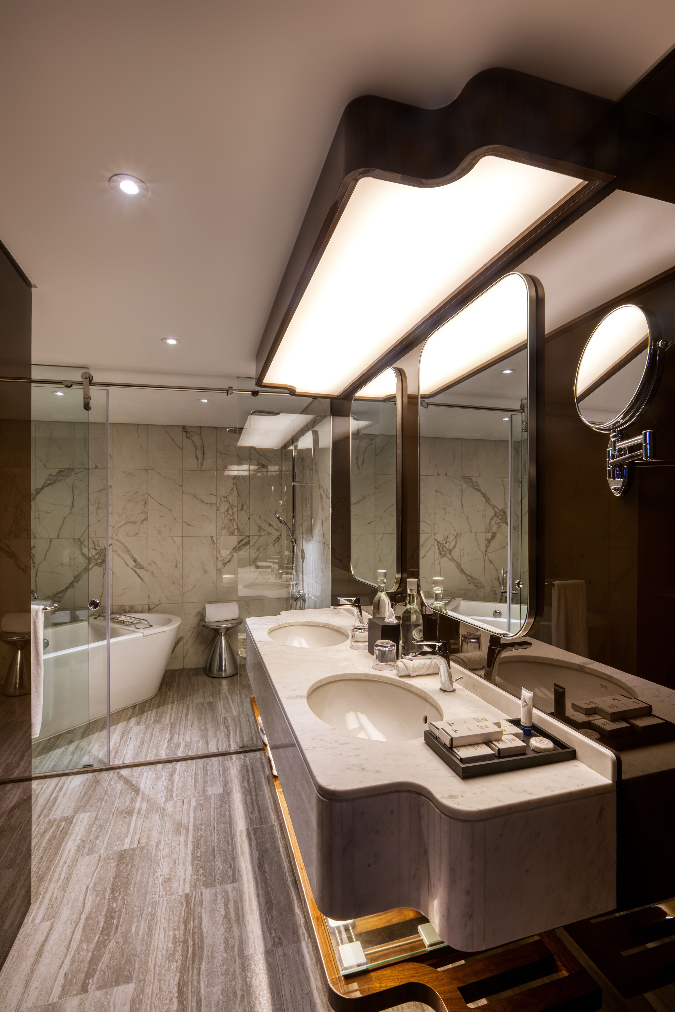 royal suite, 1 king bed | bathroom | eco-friendly toiletries, hair dryer, bathrobes, slippers