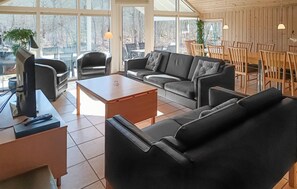 Fireplace, foosball, table tennis