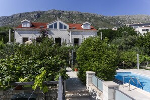 Pool - Apartment in Dubrovnik with swimming pool and sea view (A5) (Dubrovnik Mokošica)