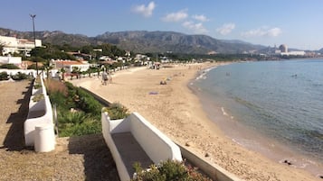 On the beach