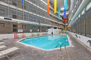Indoor pool, outdoor pool