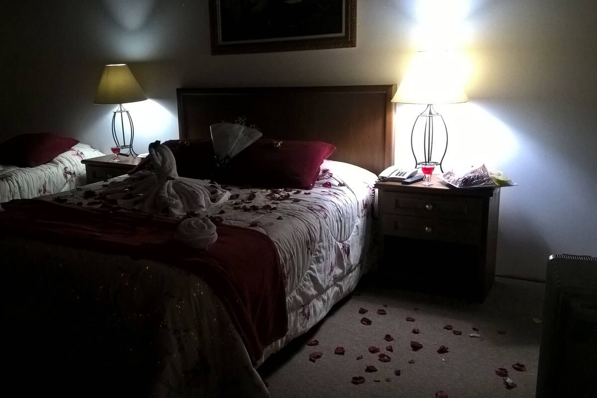 Wi-Fi de cortesia, roupa de cama