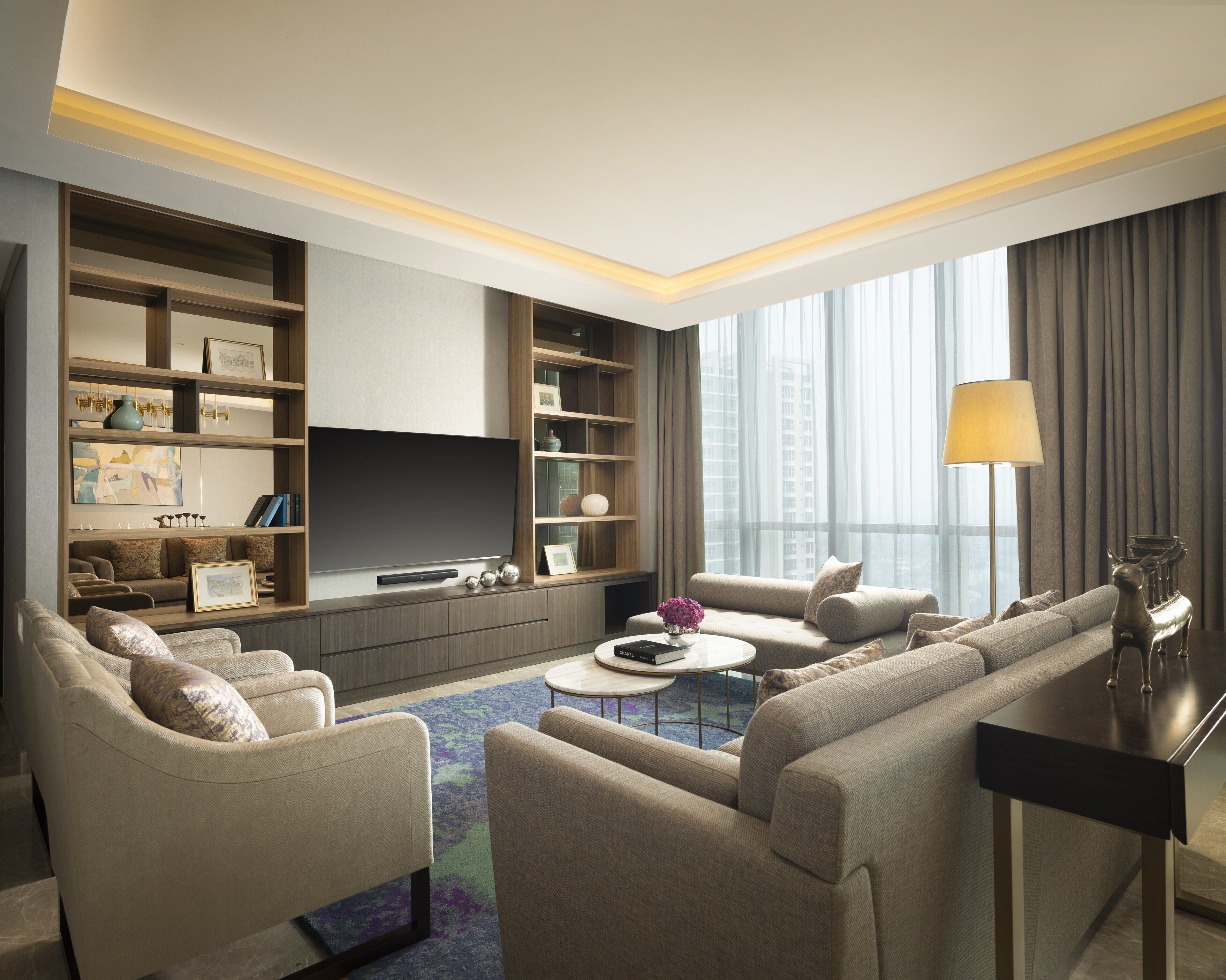 Suite presidencial, 1 cama de matrimonio grande | Sábanas de algodón egipcio y ropa de cama de alta calidad