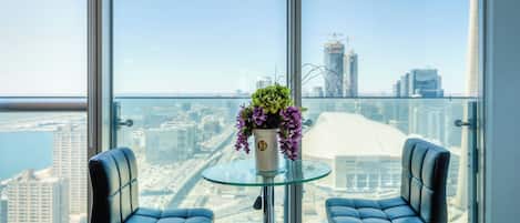 Căn hộ lãng mạn, 1 phòng ngủ, quang cảnh thành phố | Quang cảnh từ phòng