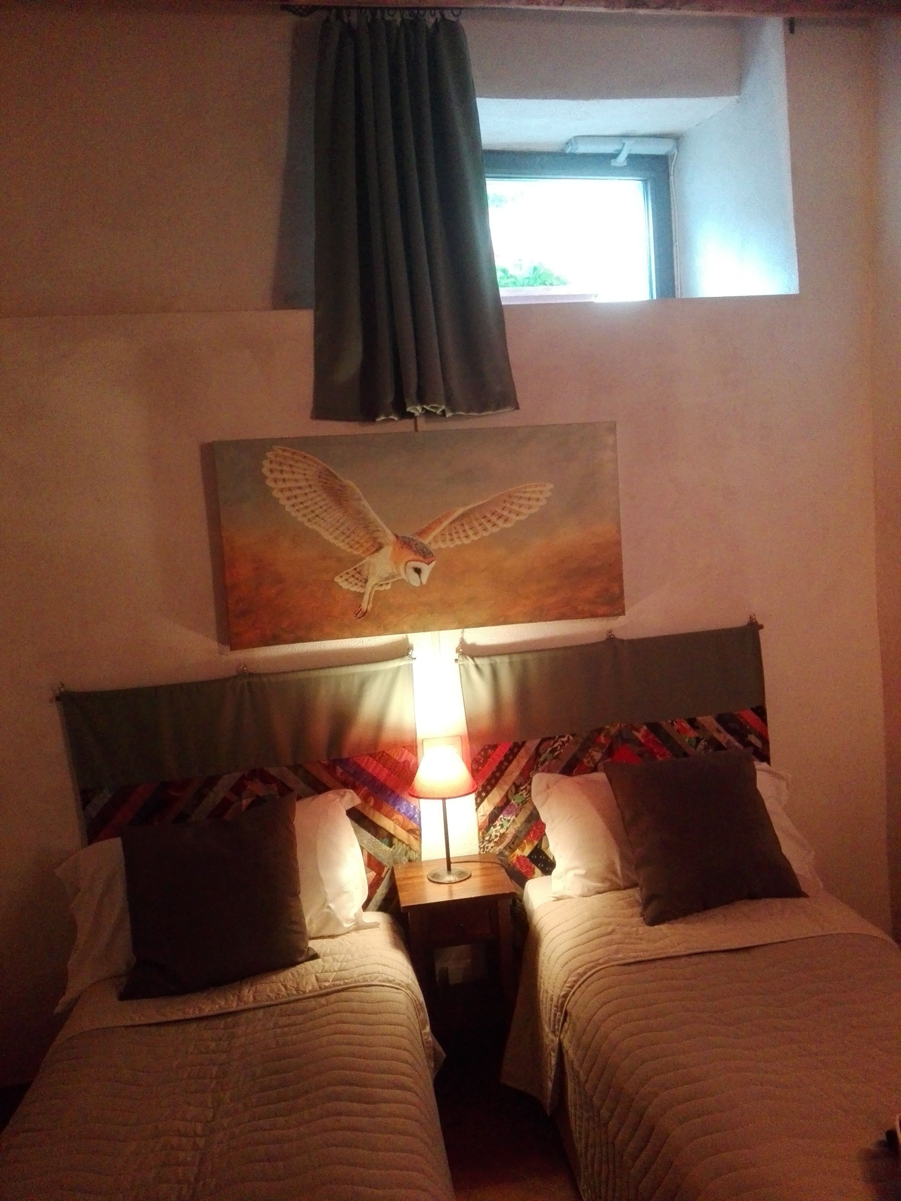 Down comforters, blackout drapes, free WiFi, bed sheets